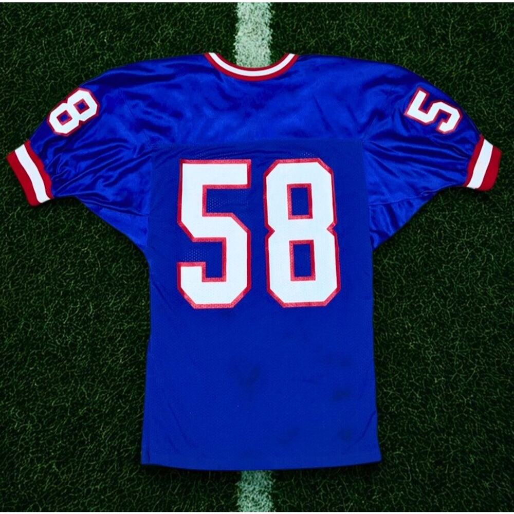 New York Giants Carl Banks #58 NFL Russell Athletic Jersey USA Size 40 M Vintage - Picture 5 of 14